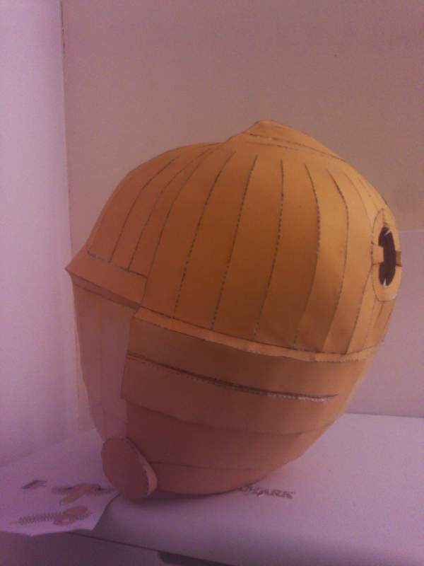 C3P0 First prop i ever made. Still some to go.
like that hole in the back of his head..