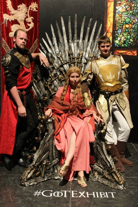 Cersei Lannister - Season 1 - Game of Thrones
Game of Thrones Exhibit
with Tywin and Jaime Lannister
