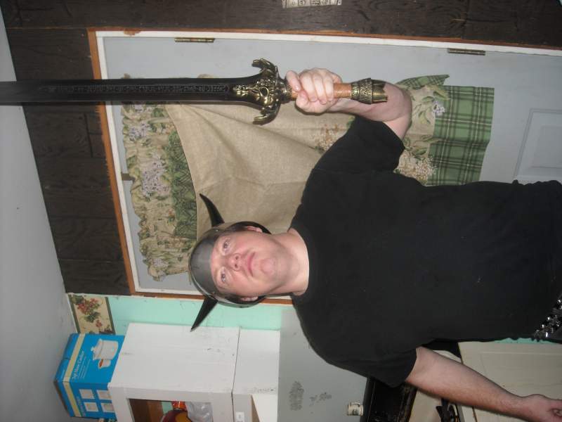 cheesy pose I know,but how many of us who has sword in hand hasn't done this @ least one time?