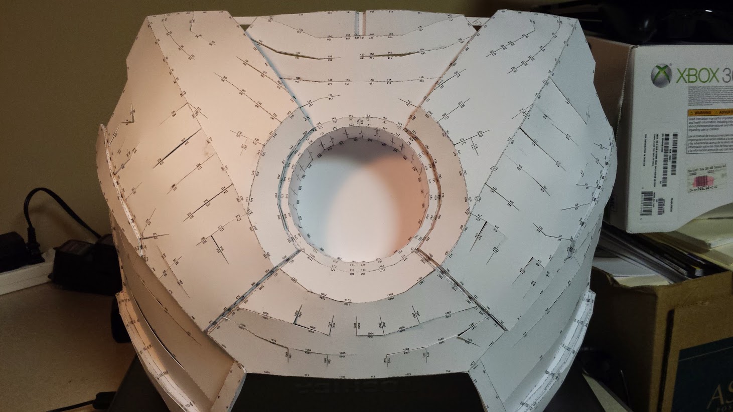 Chest piece pep completed.  Time to prep for resin.