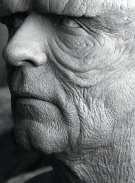 Close-up of skin texturing