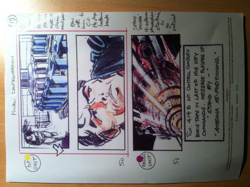 Colour Storyboard From Goldeneye