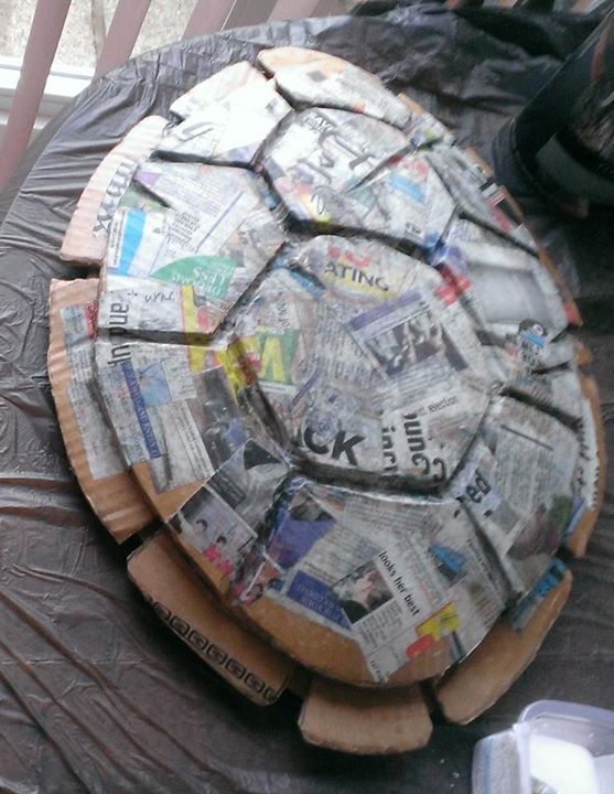 Cover the entire body with newspaper pieces and a 2:1 pva:water mix and let that dry overnight.