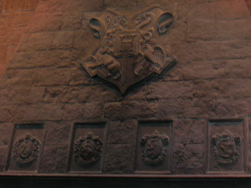 Crest above Fireplace