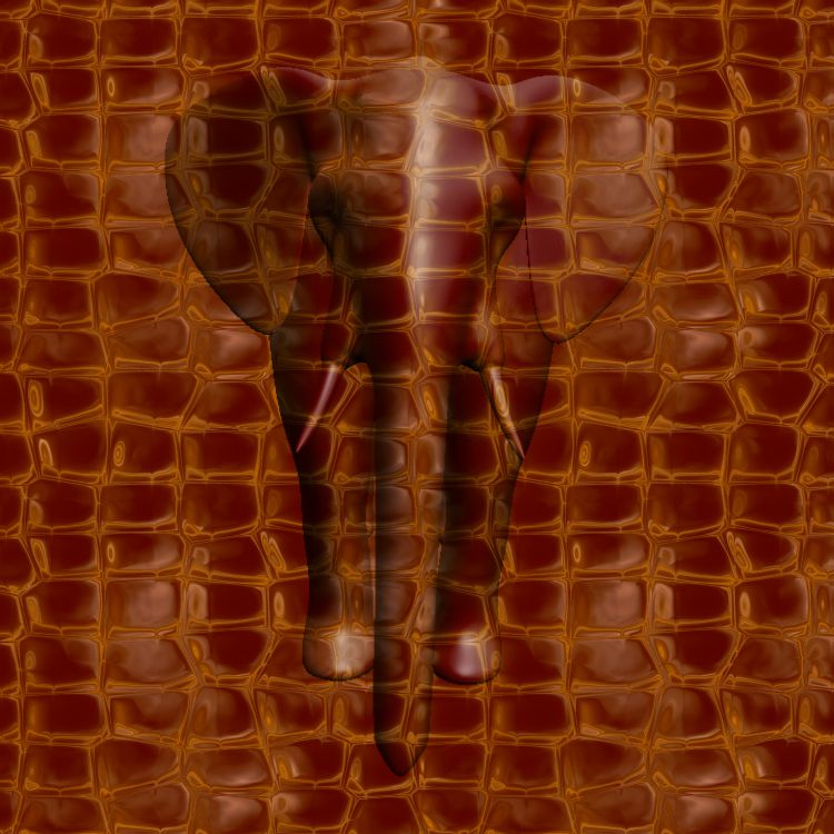 Crocodile Skin Brown
