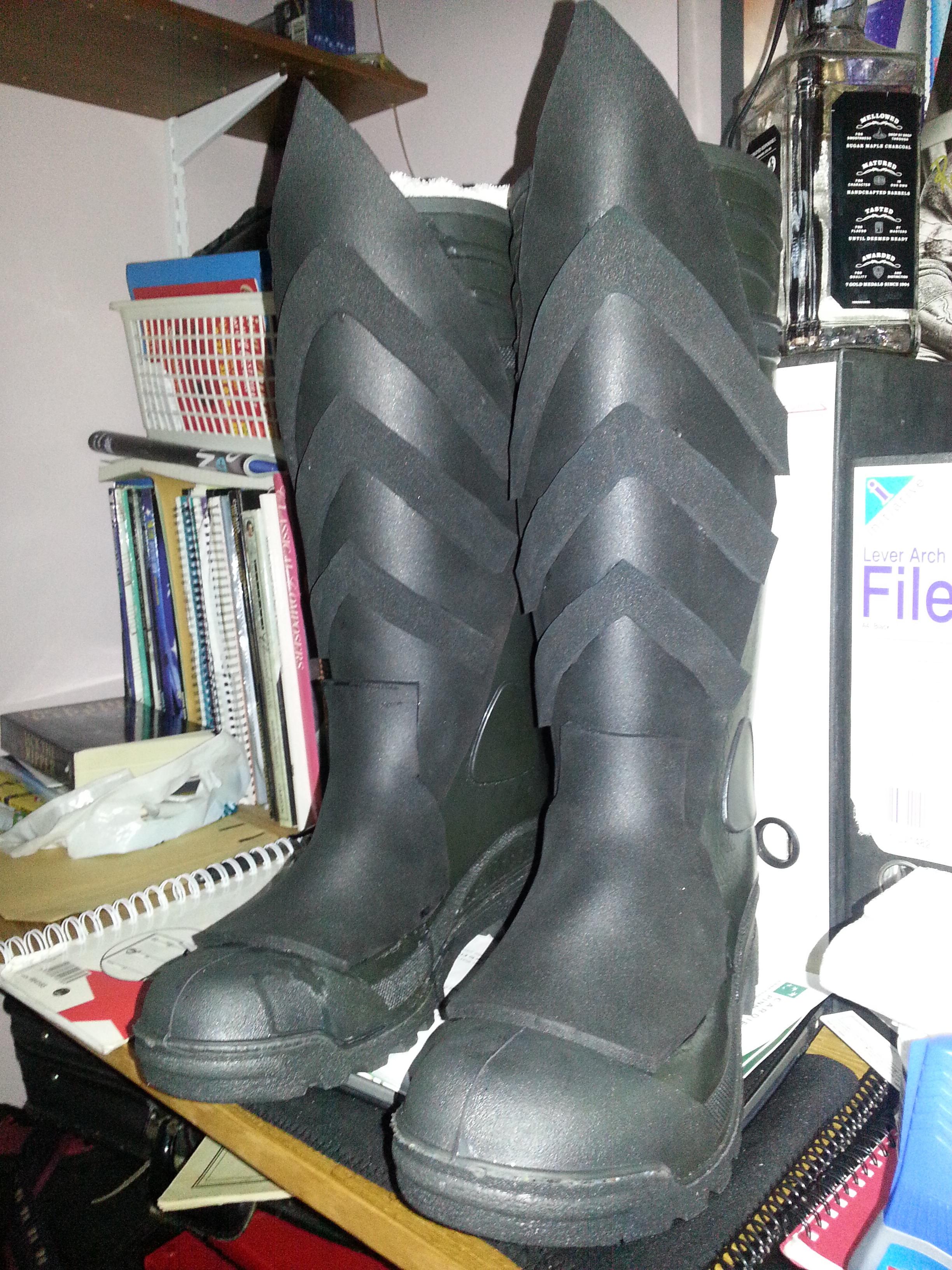 Custom Boots - Made From Steel Toe Cap Wellingtons and EVA