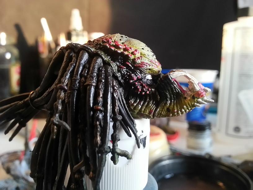 Custom Head Paint. More images of the whole figure coming soon.
