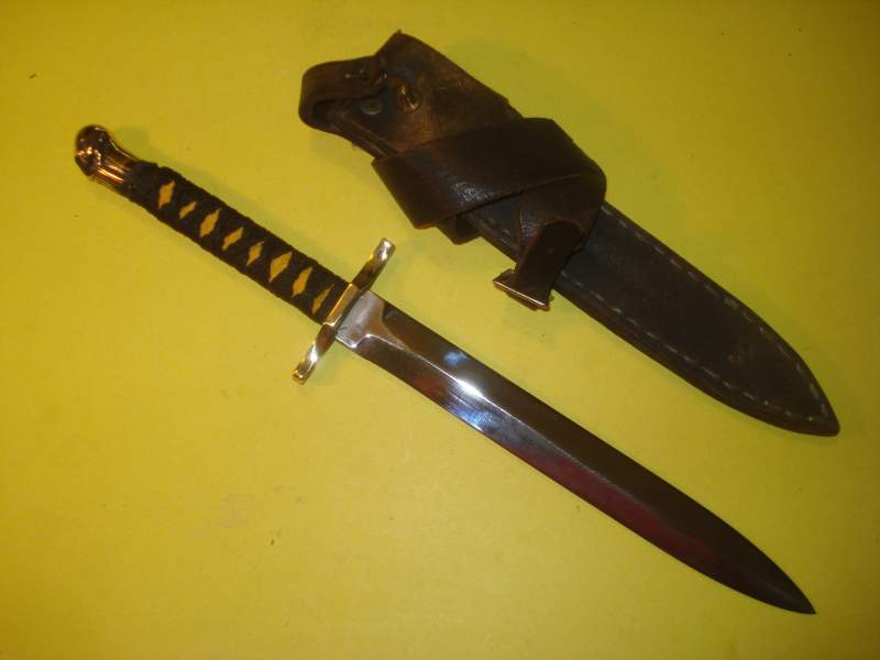 Custom PUNISHER dagger, made for Nate in Orlando.