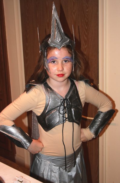 Daughter's Princess Warrior Costume