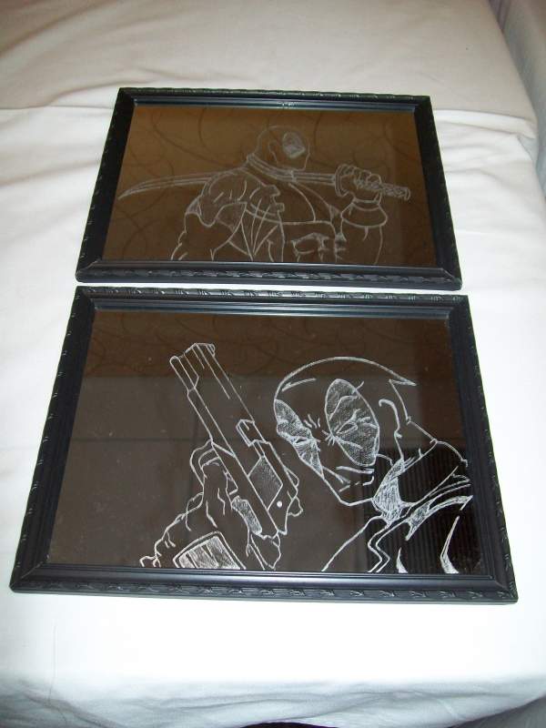 Deadpool duo. Both now belong to one amazing Deadpool cosplayer and great friend in Virginia. :)