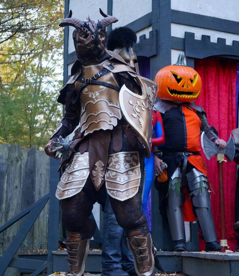 Draconian again, our for a run. This was taken at King Richard's Faire in MA.