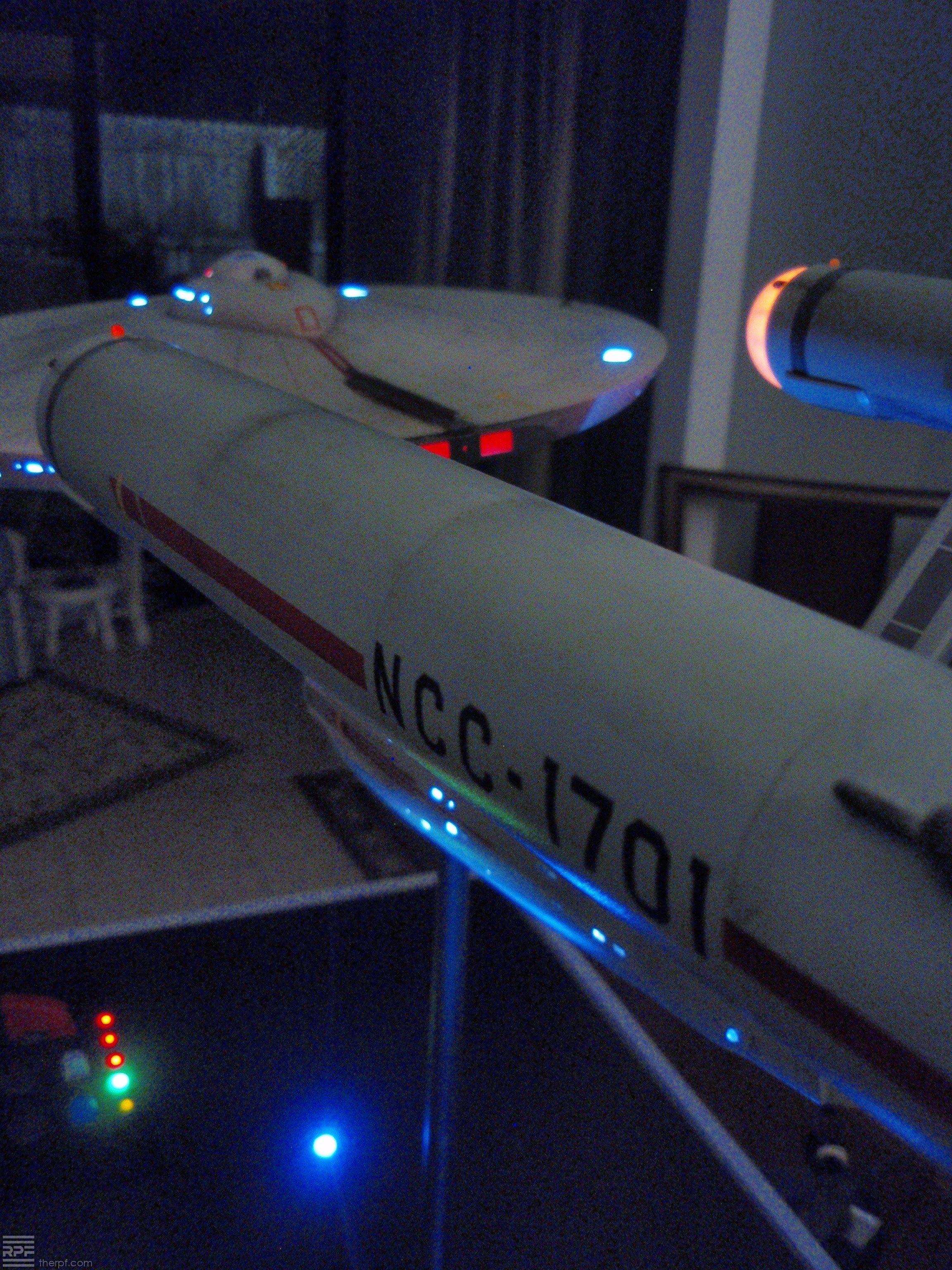 Enterprise NCC-1701 with laser