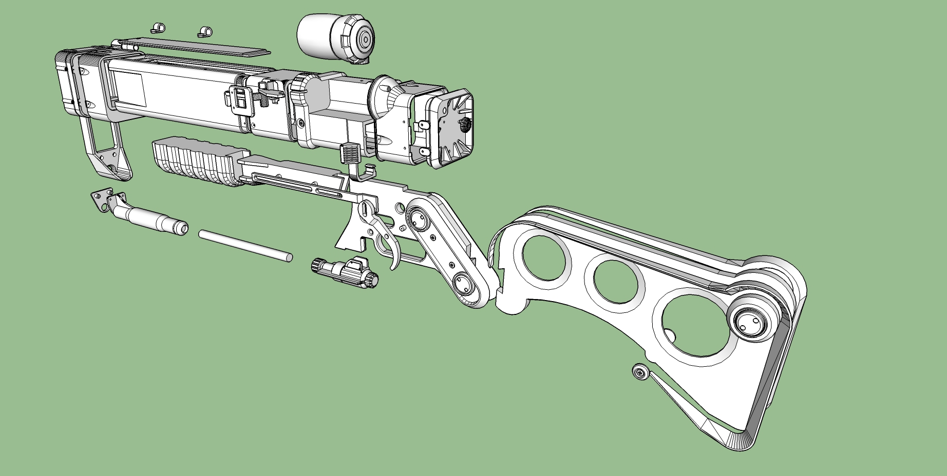 лазерный пистолет из fallout 4 фото 25