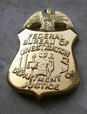 FBI Special Agent Badge

Full sized metal Badge
From various movies and TV-shows
