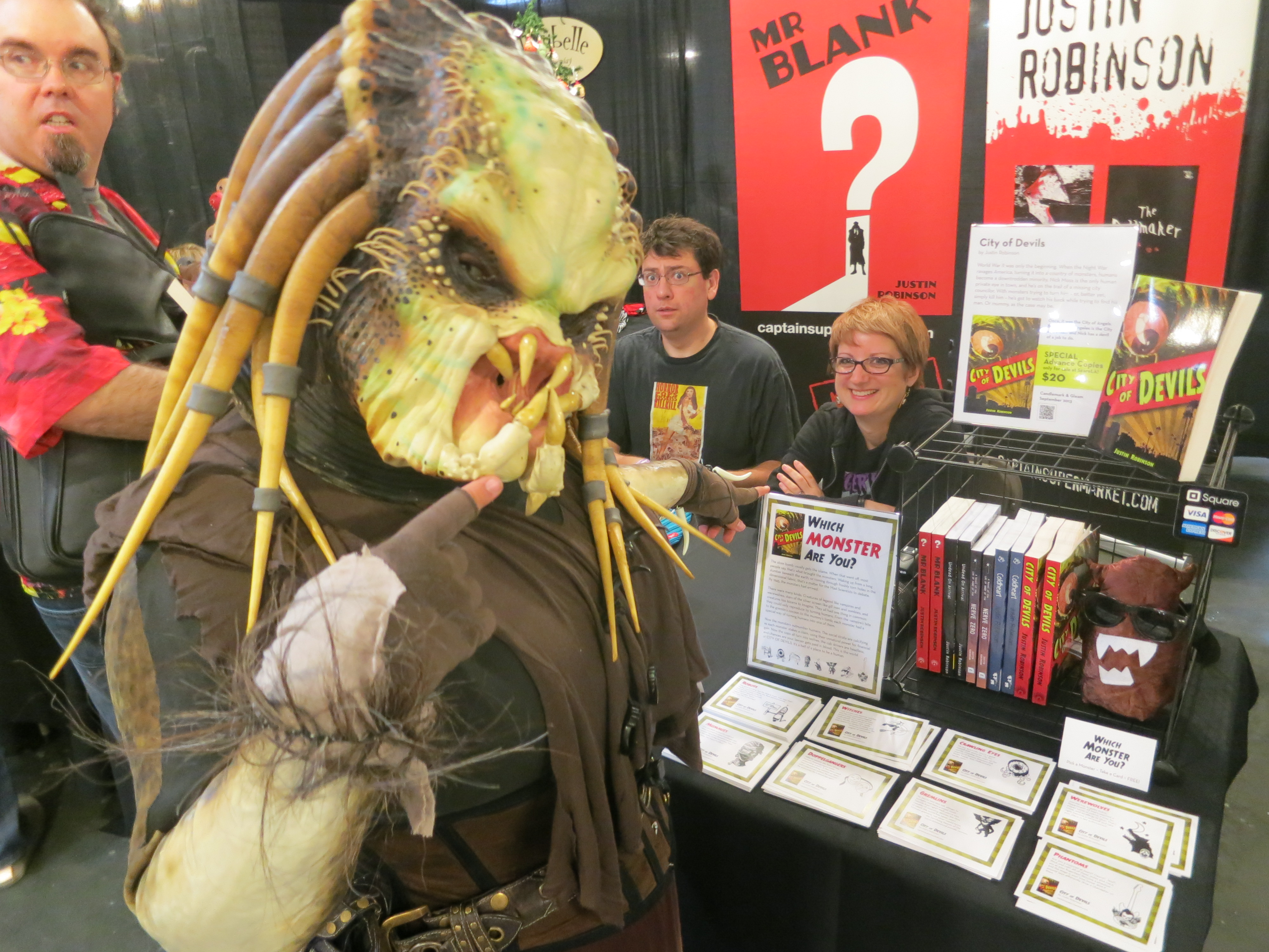 Female Predator at the Halloween Expo in Los Angeles