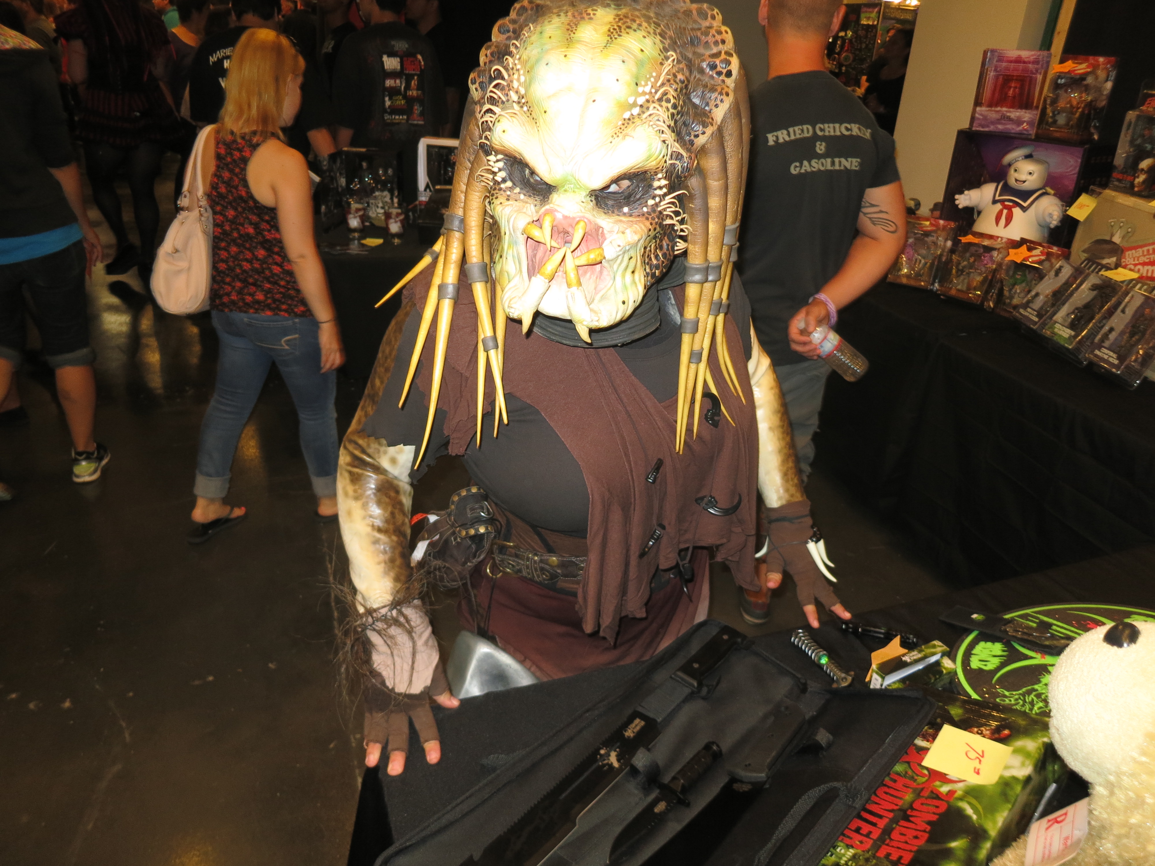 Female Predator at the Halloween Expo in Los Angeles