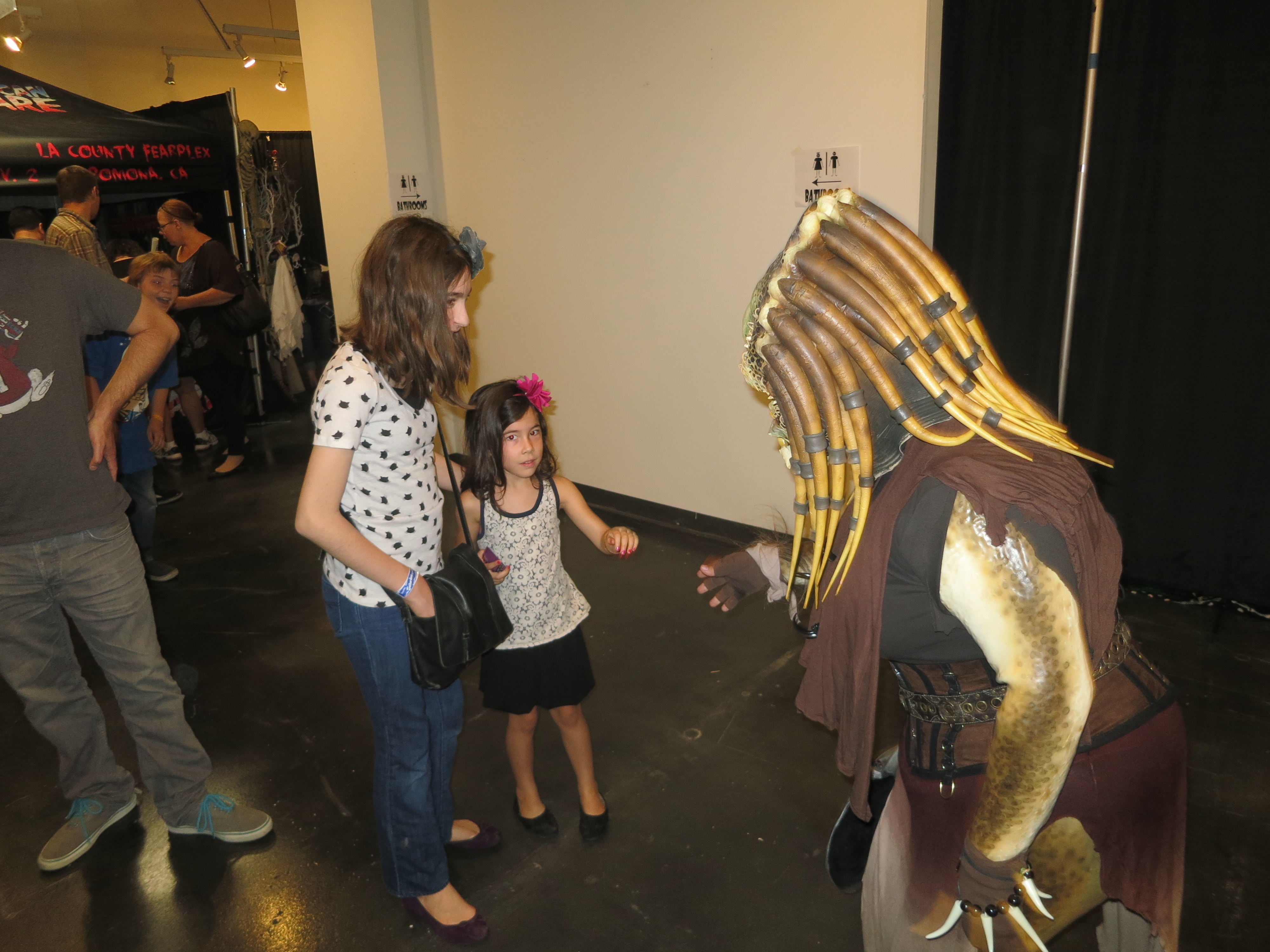 Female Predator at the Halloween Expo in Los Angeles