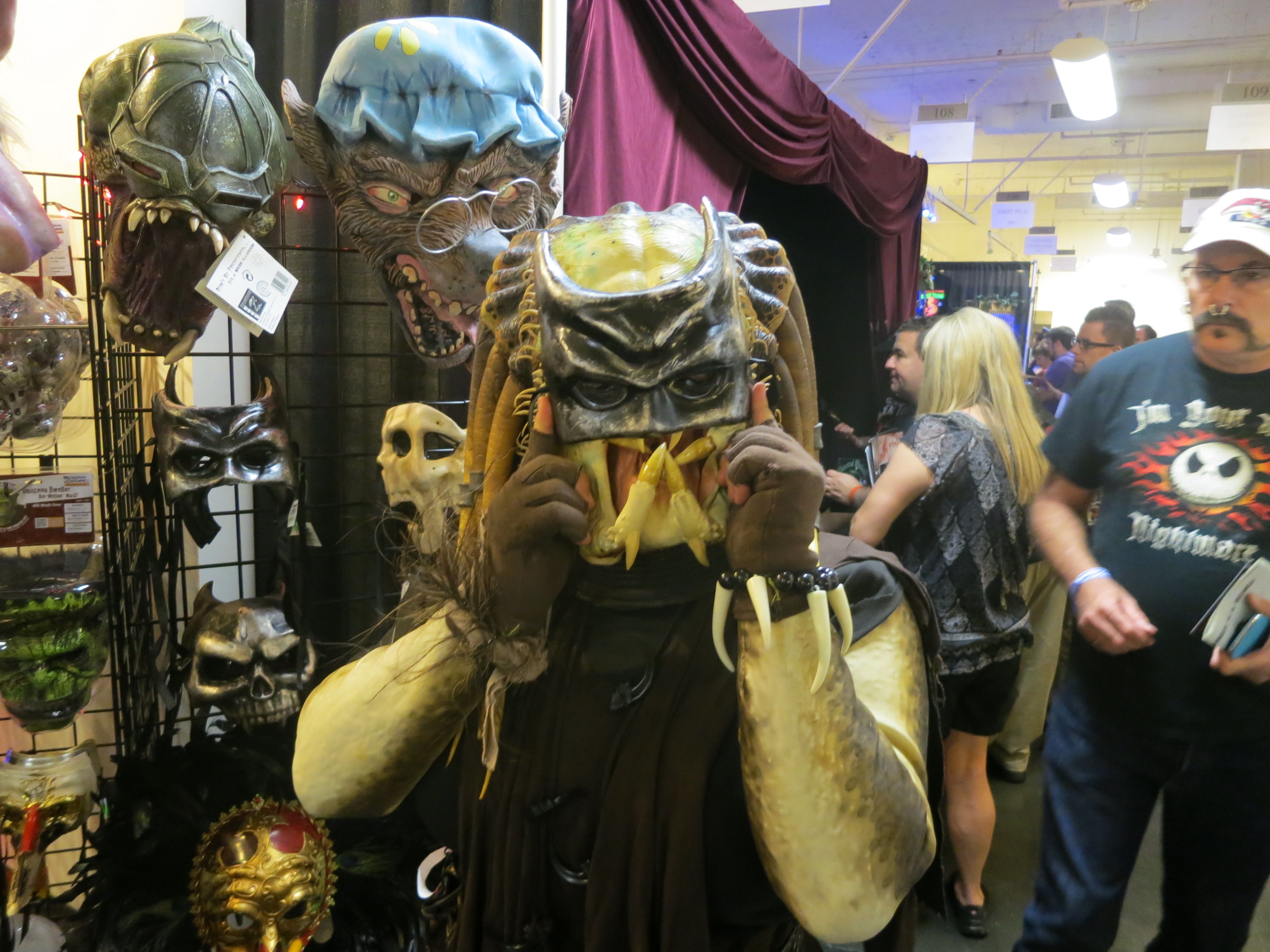 Female Predator at the Halloween Expo in Los Angeles