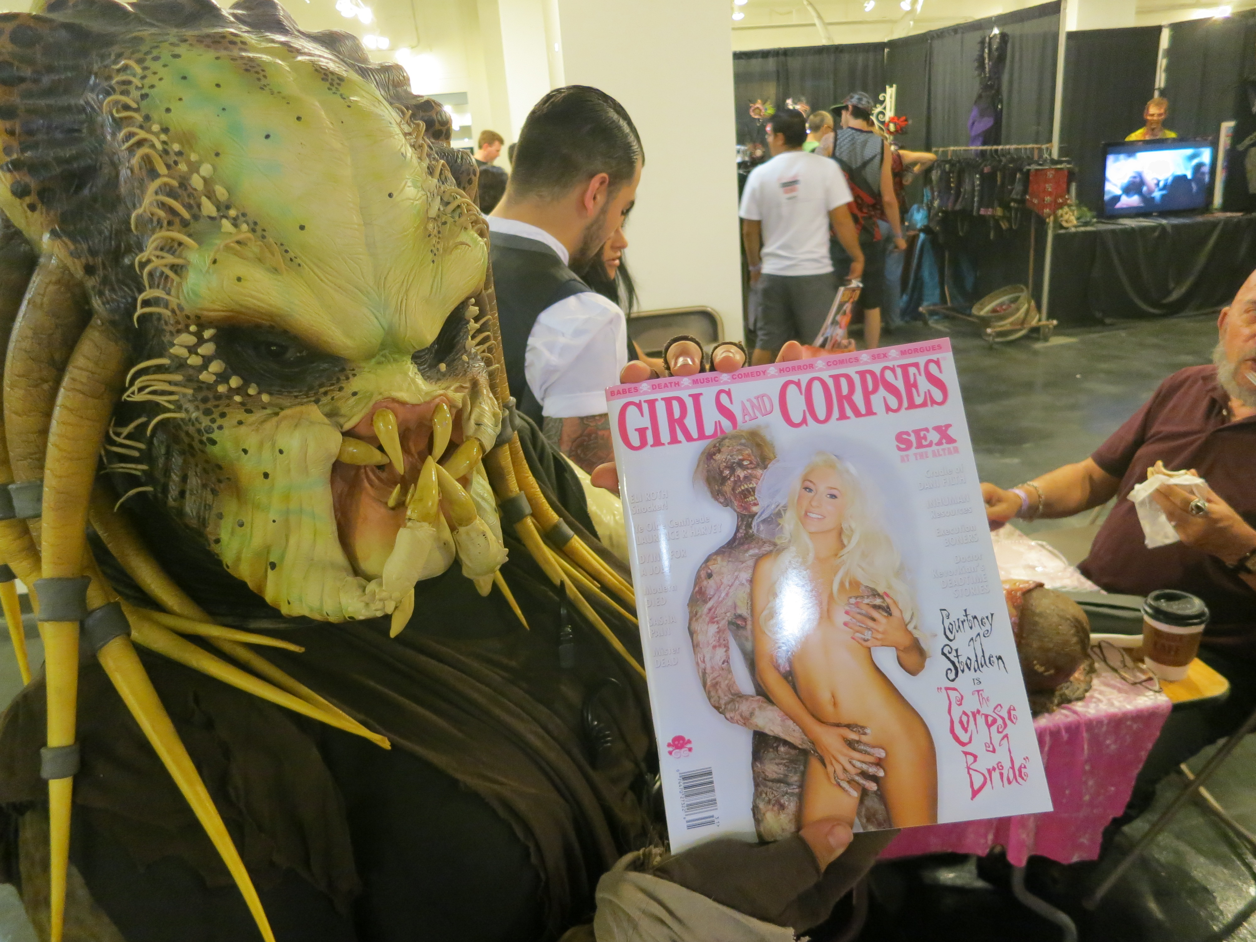 Female Predator at the Halloween Expo in Los Angeles