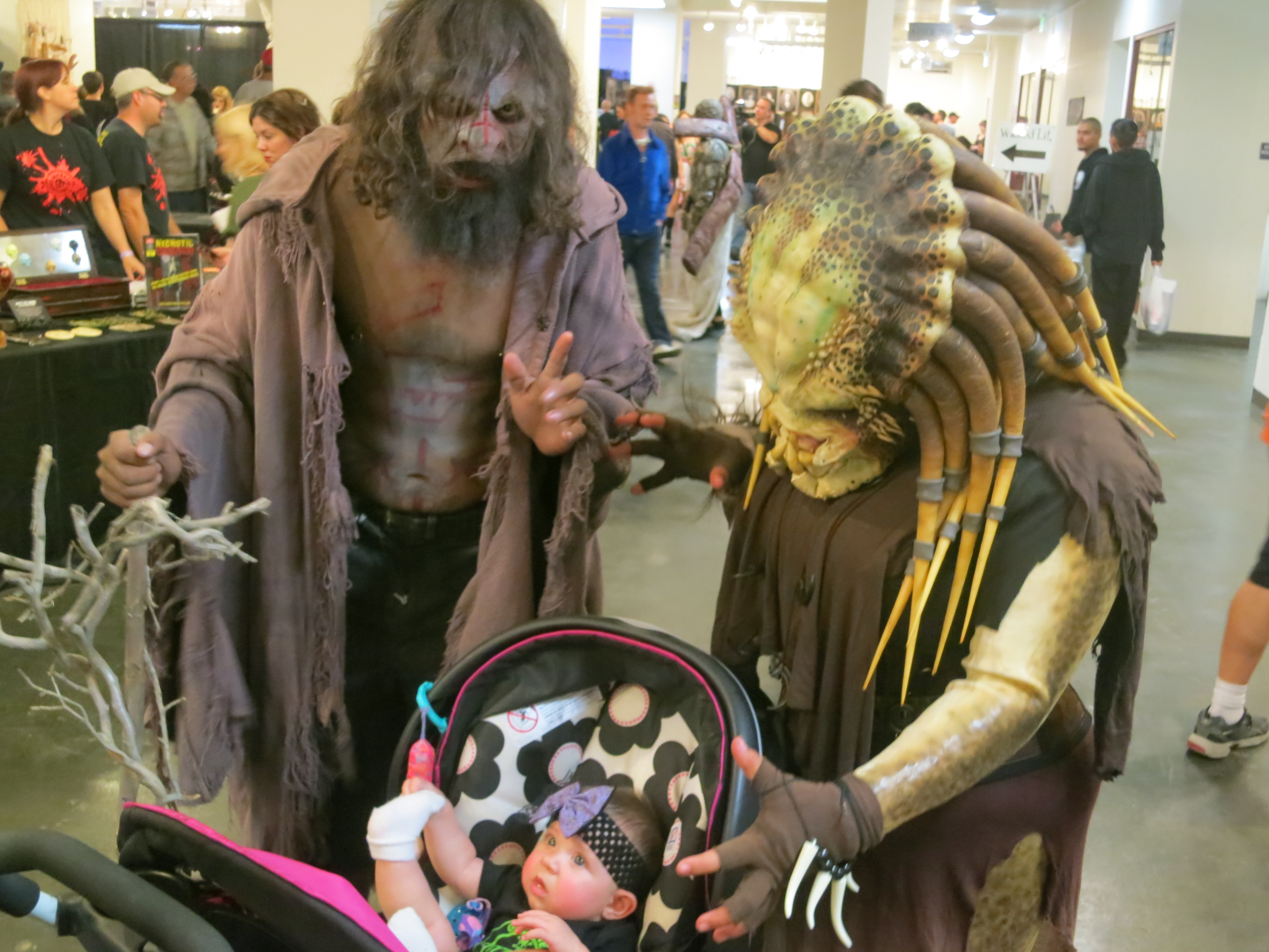 Female Predator at the Halloween Expo in Los Angeles