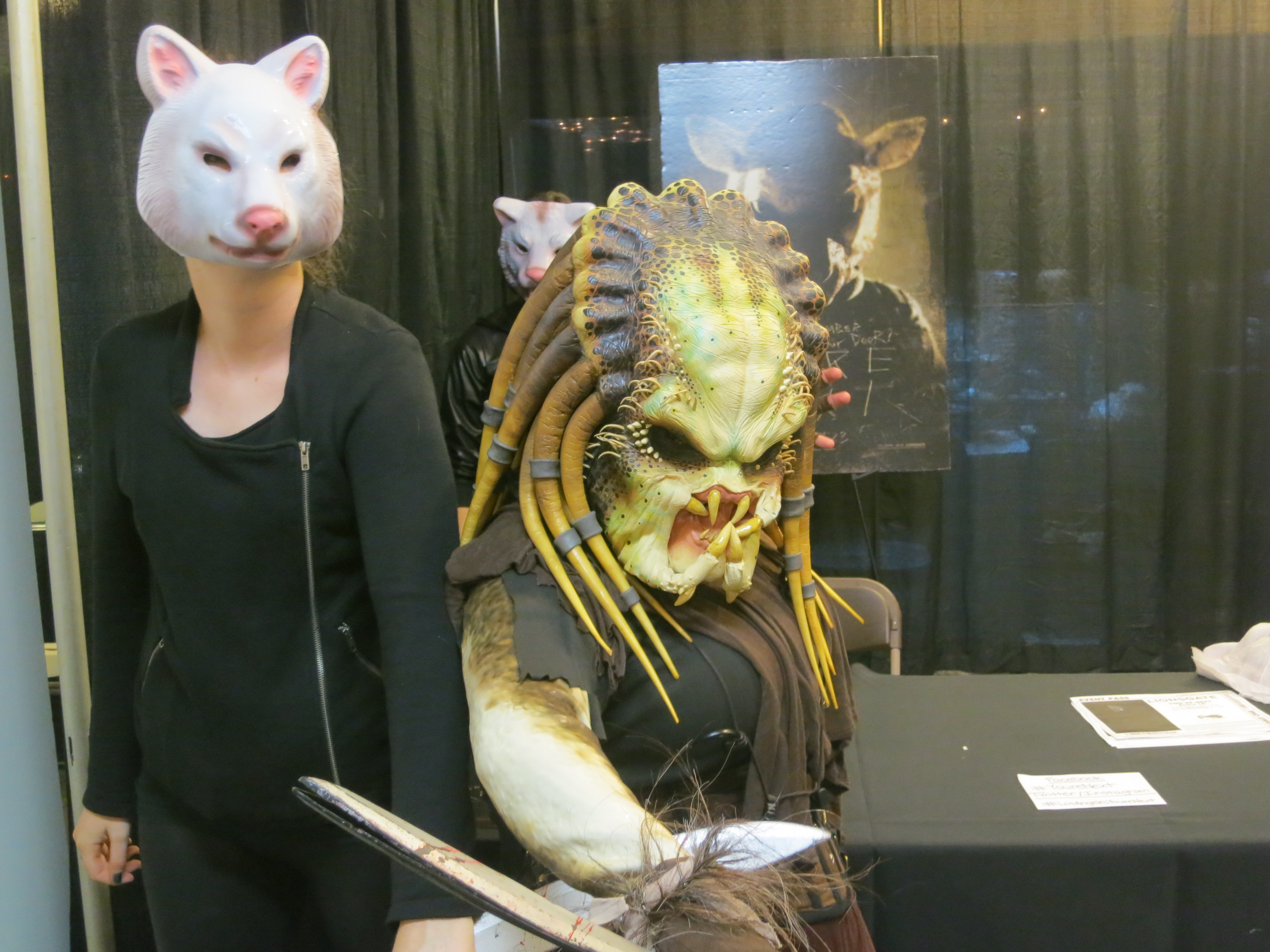 Female Predator at the Halloween Expo in Los Angeles