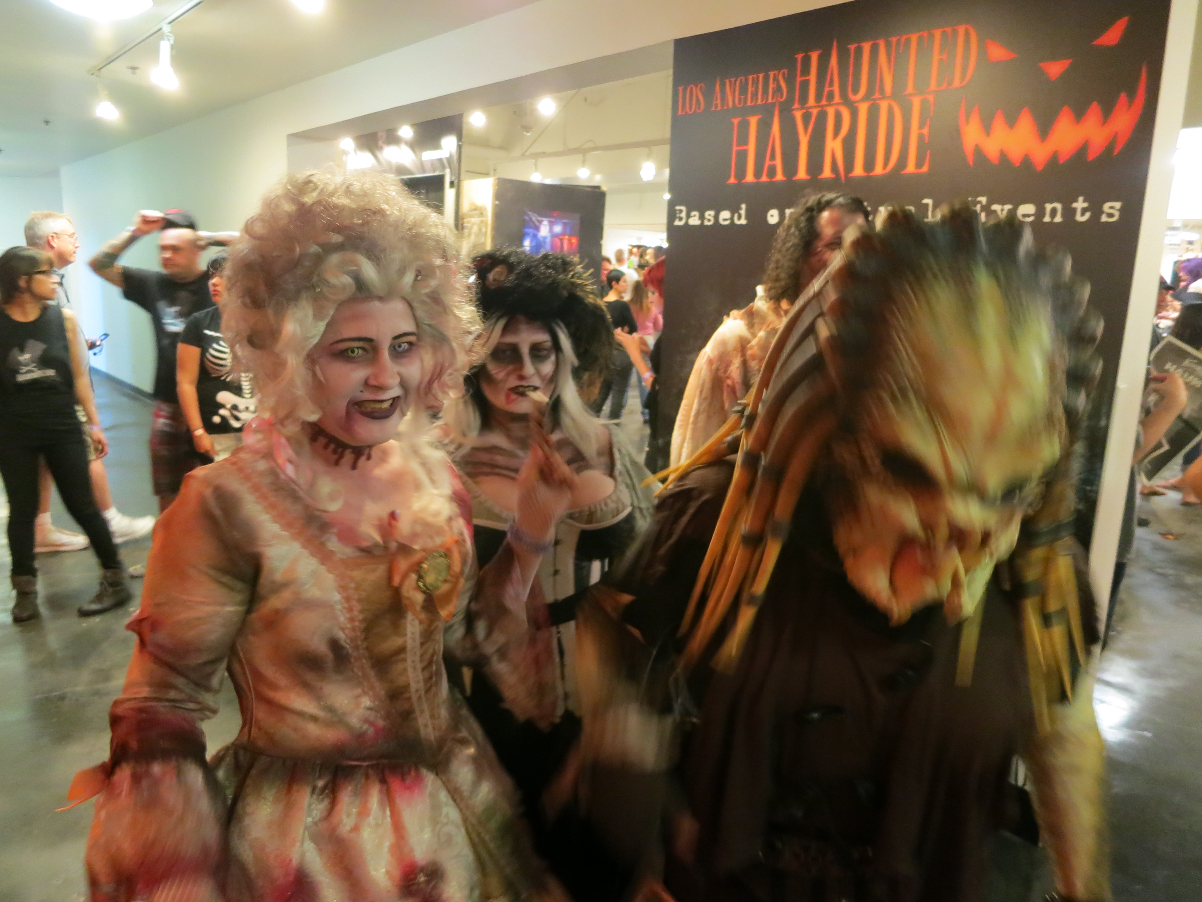 Female Predator at the Halloween Expo in Los Angeles