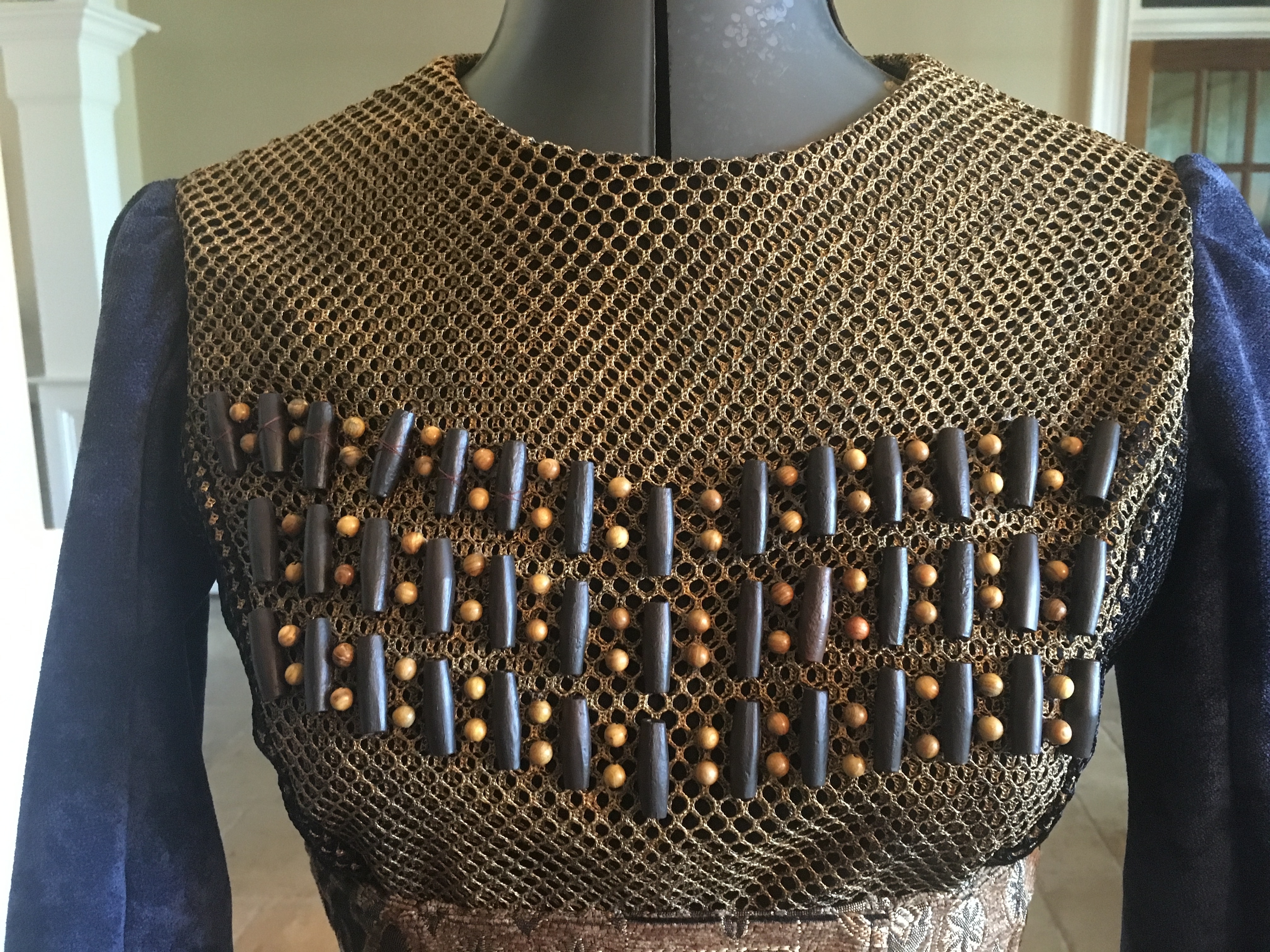 Finally finished the beading on the chest