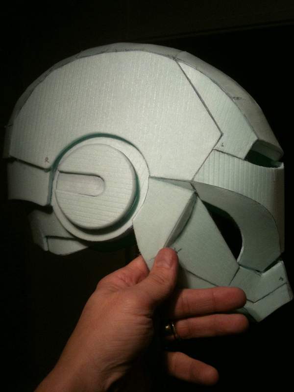 Finished Foam Helmet