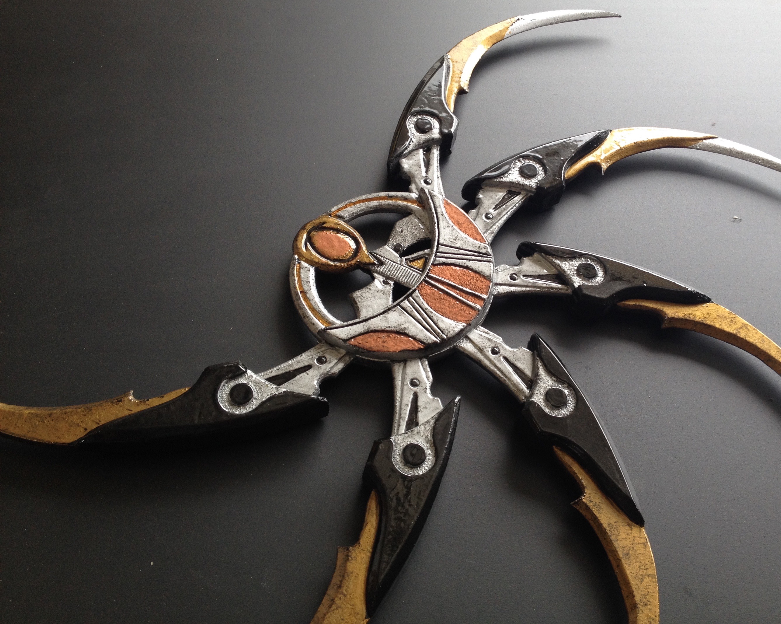 Finished Shuriken detail