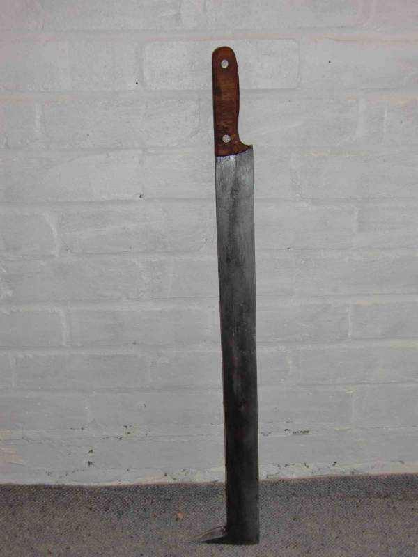 Finished Uruk Hai Sword - made with plywood blade & hard wood handle.
