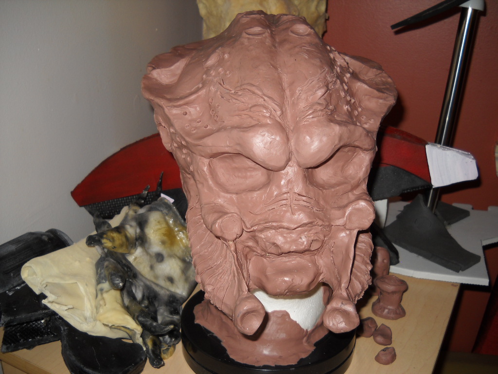 First Version of Jir'Xar head sculpt 03