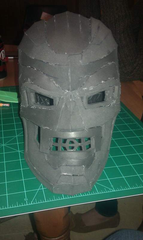 foam Dr Doom helmet
