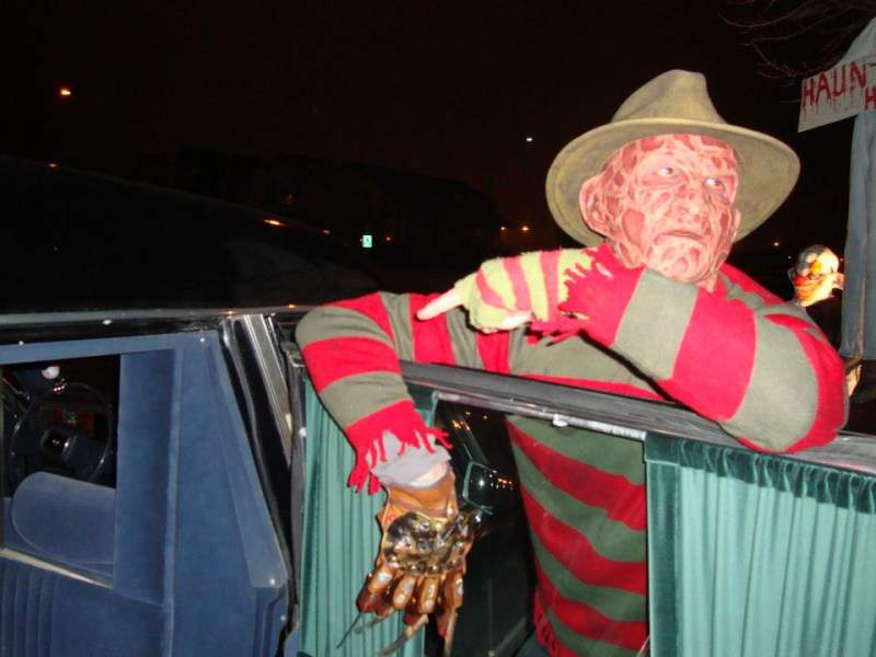 Freddy hearse ride