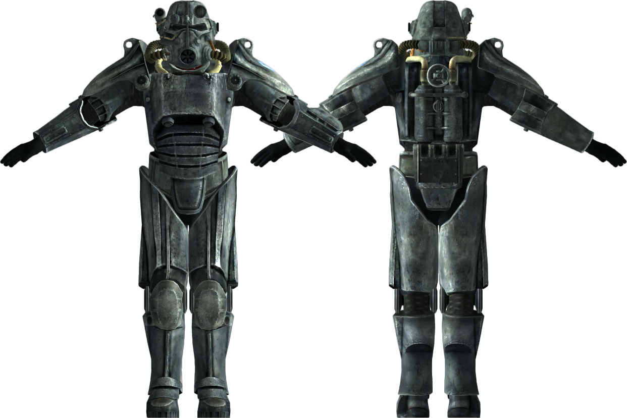 Front/Back T-45d Power Armor