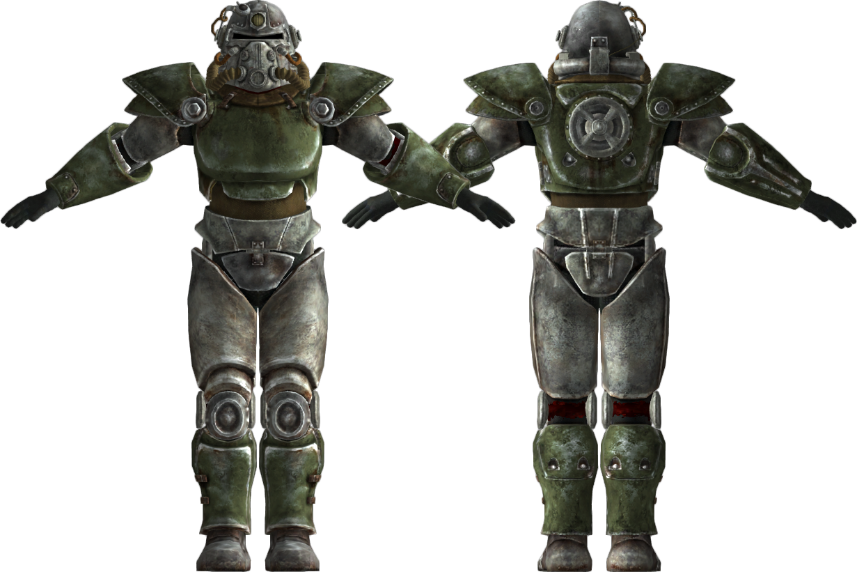 Front/Back T-51b Power Armor