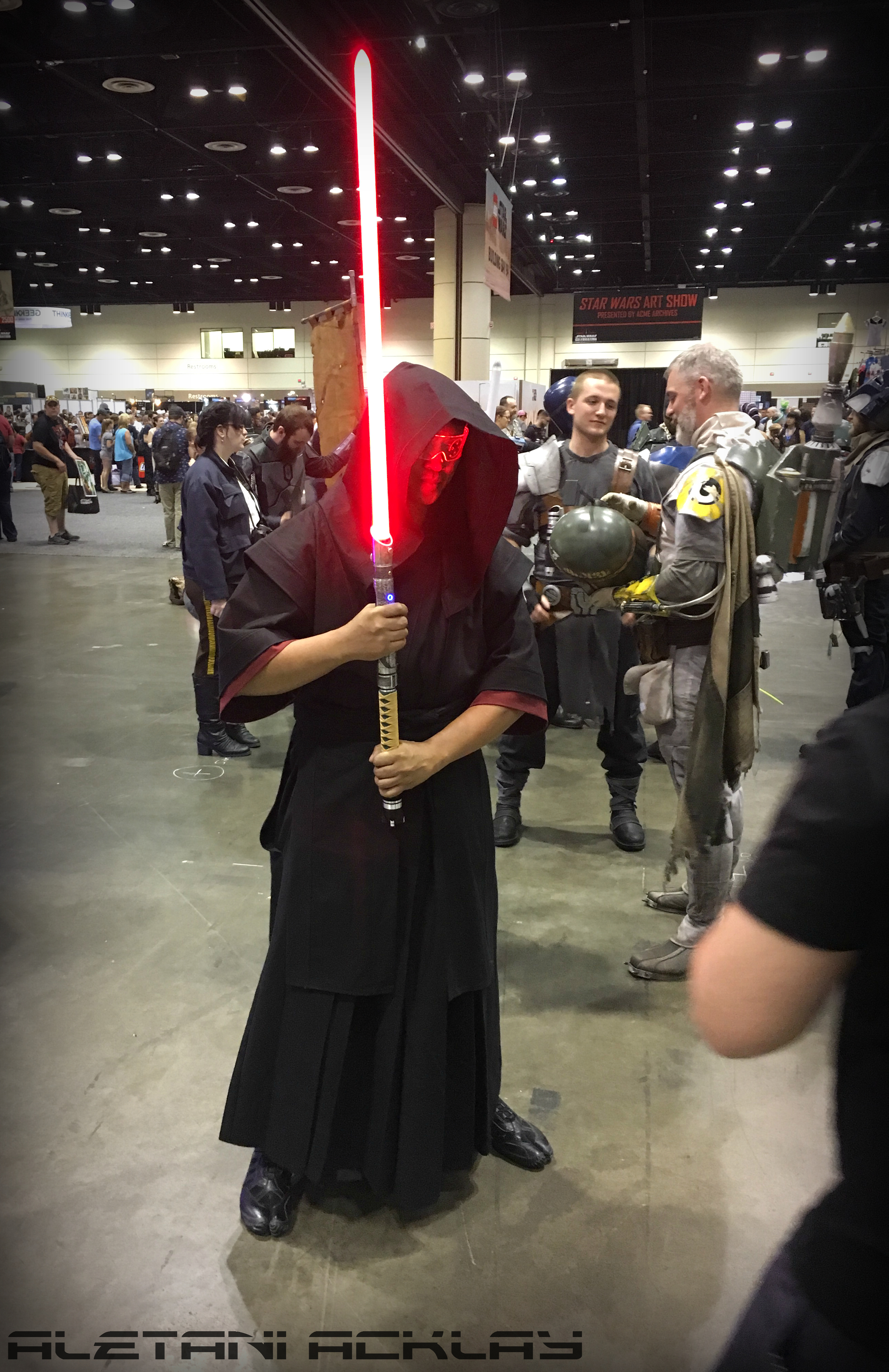 Full Sith Samurai cosplay commission I designed and made from scratch.