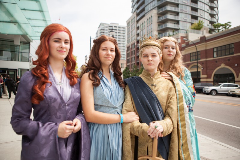 Game of Thrones - Cersei Lannister - Season 1/2
with Sansa Stark, Margaery Tyrell and Joffrey Baratheon
Northwest Fanfest 2015
Photo by Clint Hay /