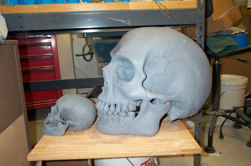 Giant skull side