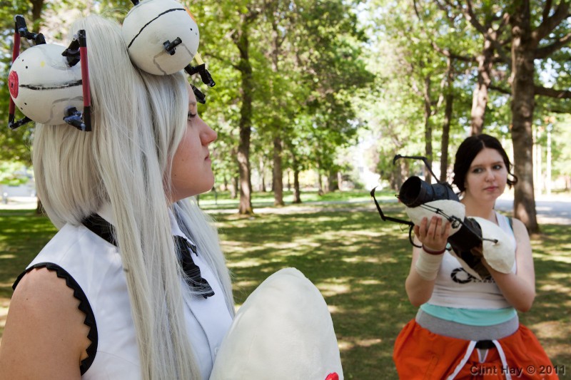 Glados and Chell
Photo by Clint Hay / Marmbo