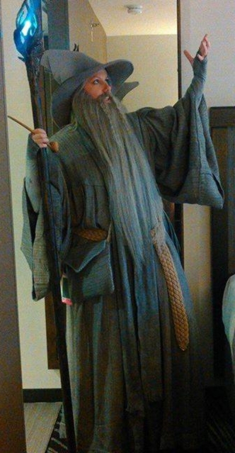 goofing off after putting it all on for the first time. dragoncon 2015