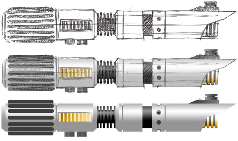 Grendel lightsaber design