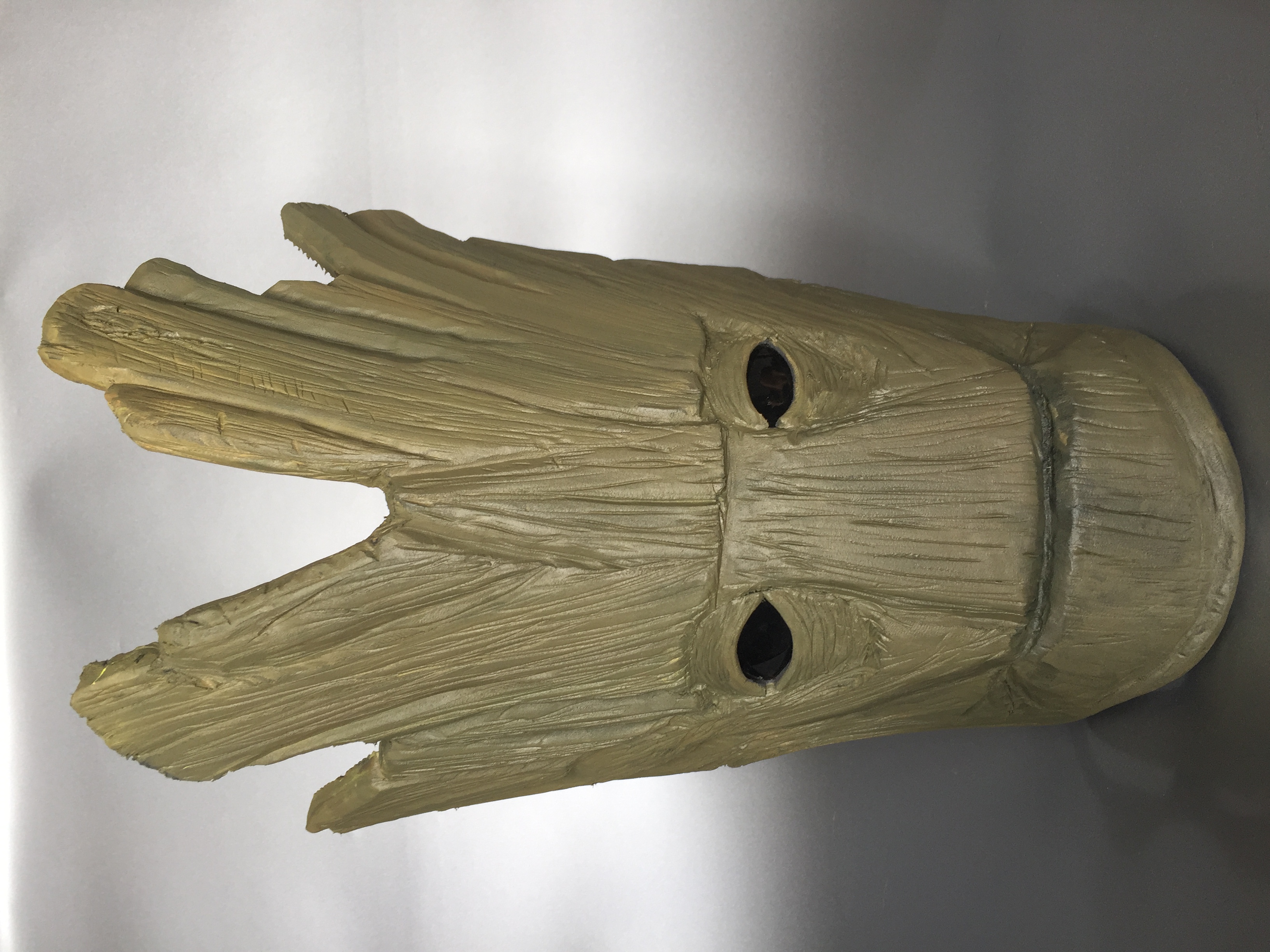 Groot Mask - Painted front of mask
