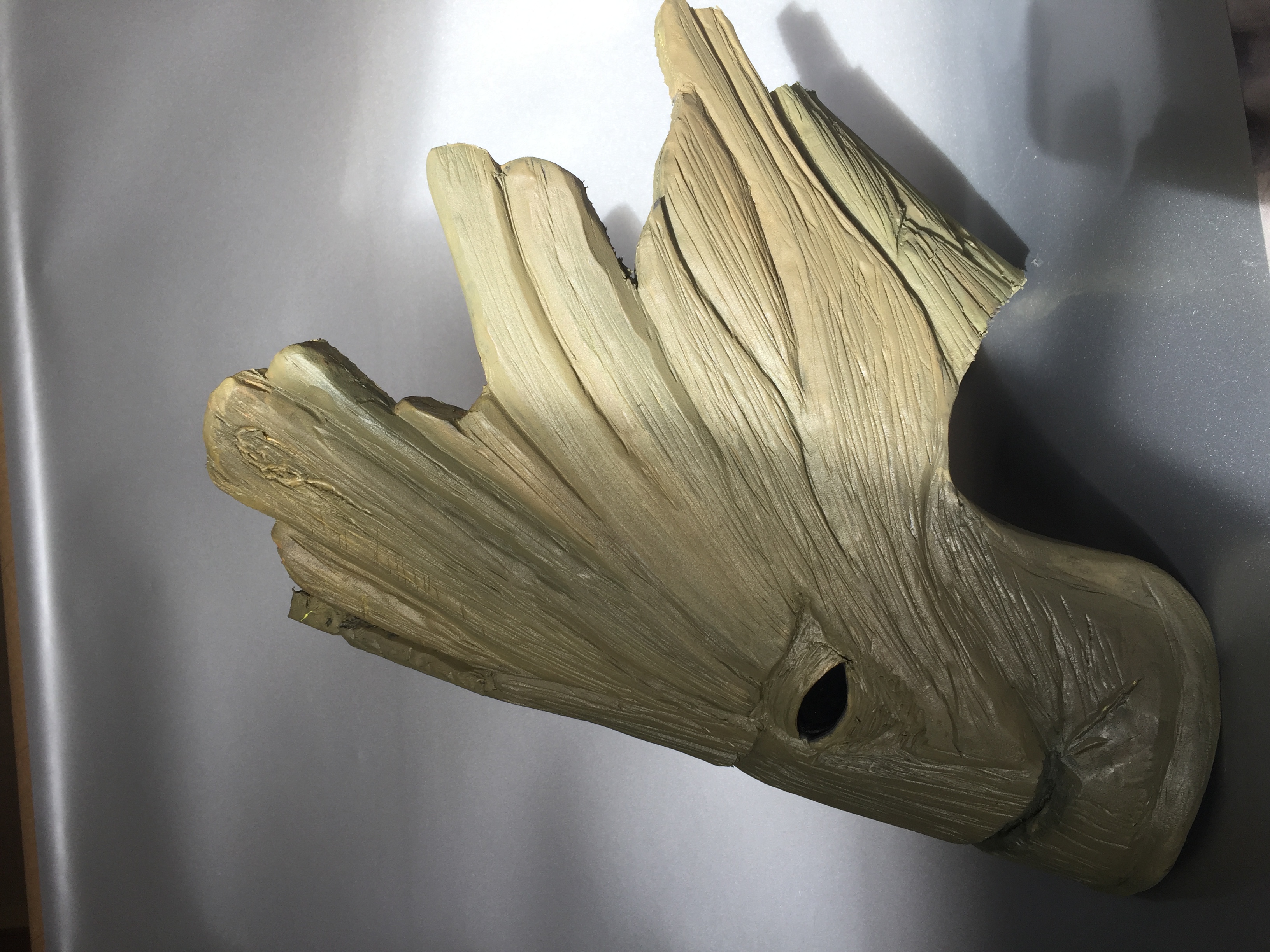 Groot Mask - Painted Right side of mask