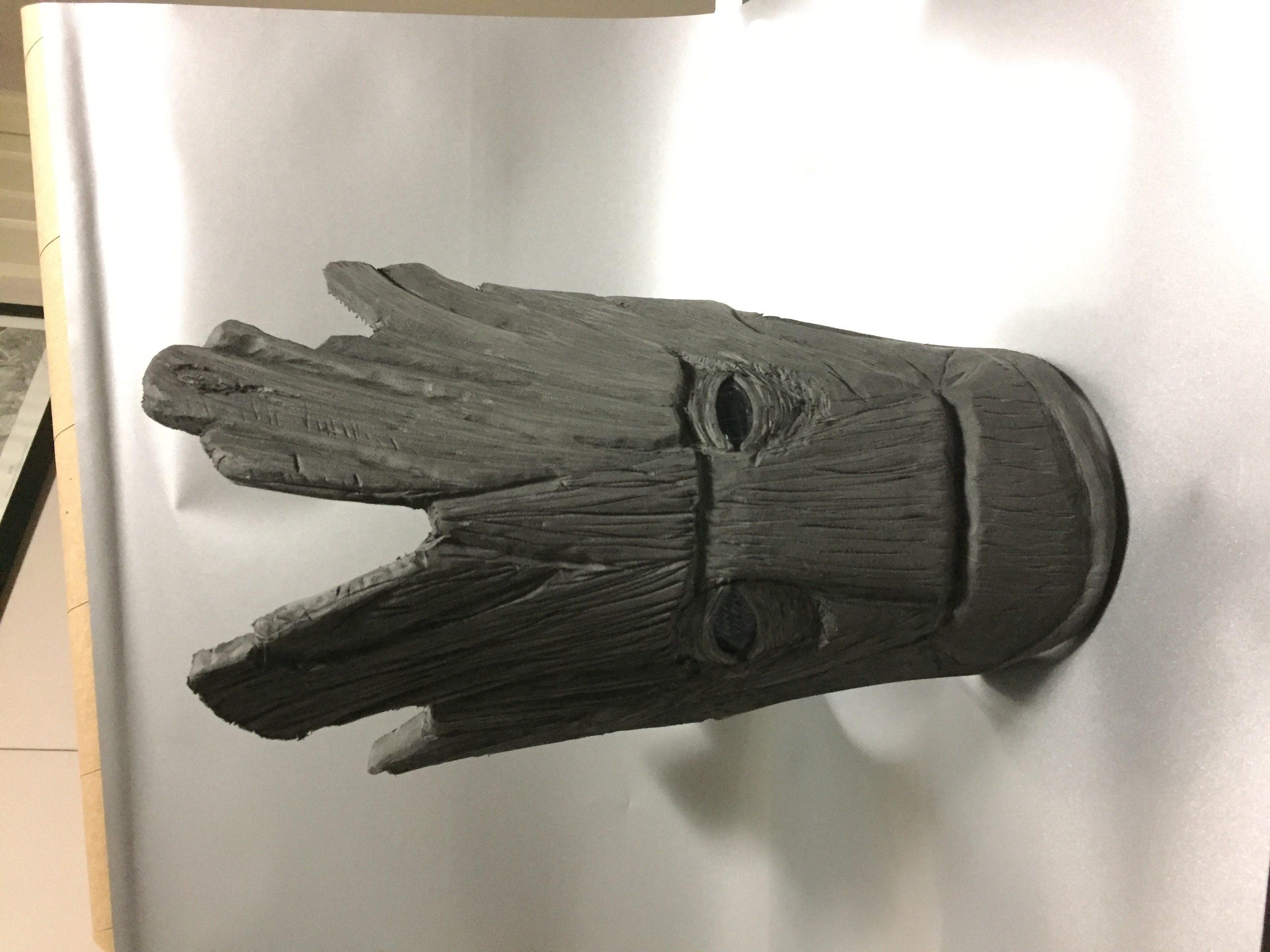 Groot Mask - Unpainted  front of mask