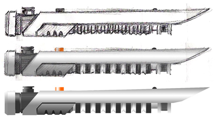 Harbinger lightsaber design
