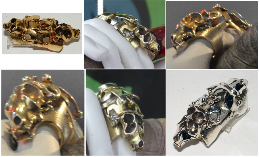 Harley Quinn: Joker Hinge Ring (jewelry piece created by Steven Arthurs)