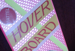 Honeycomb Lenticular in Rolls (pink metallic) for Back the the Future Hoverboard