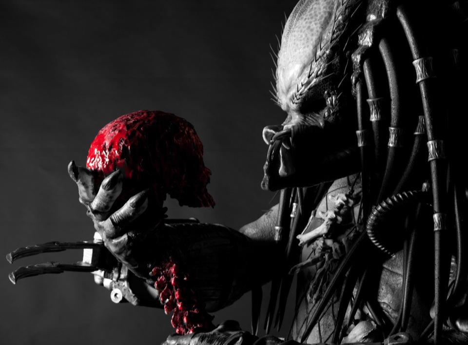 Hunting Trophy. In my P1 suit. Converted to colour/B&W for a Poster.