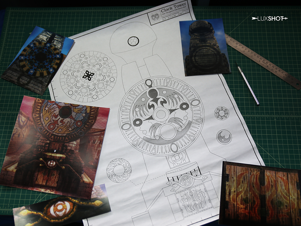 I present to you my new side project, The Clock Tower from The Legend of Zelda: Majora's Mask Video Game. I will be working on this along with the Mas