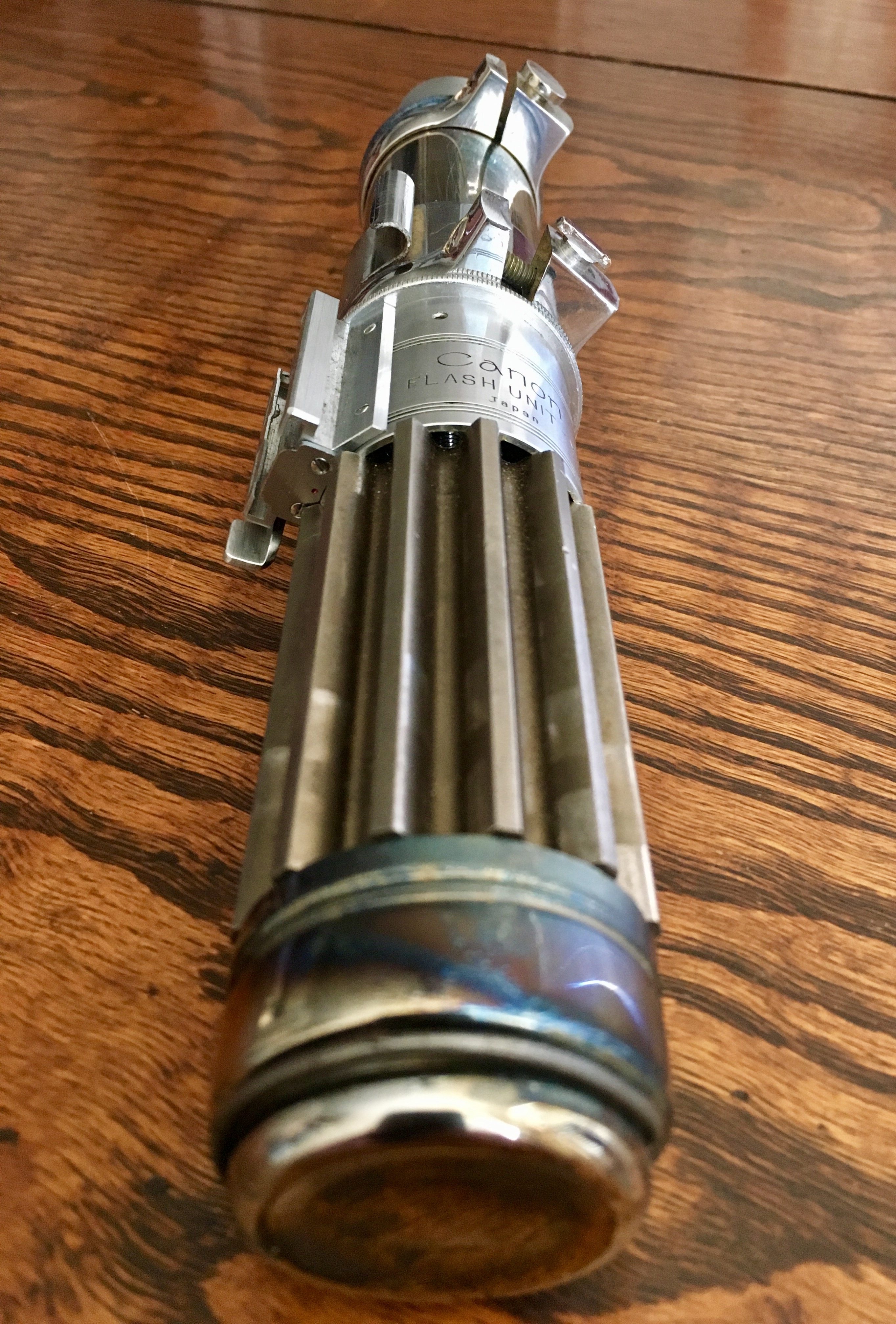 I took a blow torch a few of the materials to age and darken them.